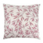 Coussin feuillage 55x55cm creme