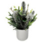 Plante artificielle pot blanc
