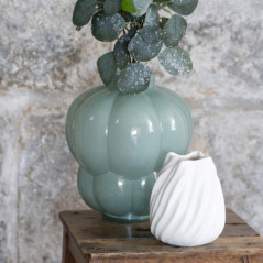 Grand vase boule en verre
