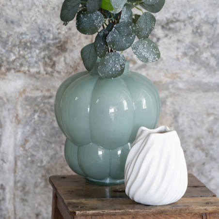 Grand vase boule en verre