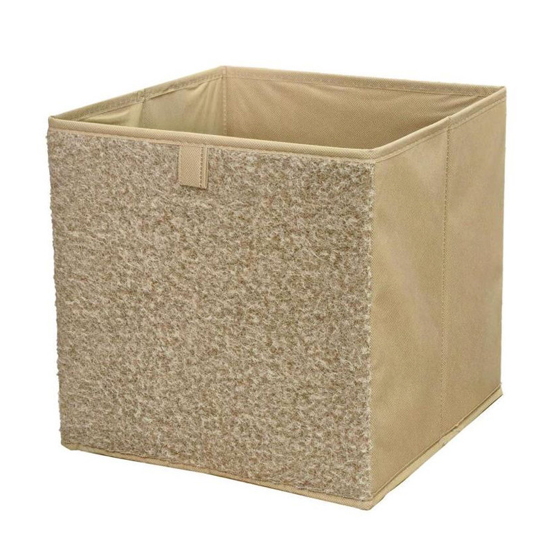 Cube de rangement bouclette