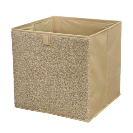 Cube de rangement bouclette
