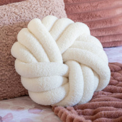 Coussin noue creme