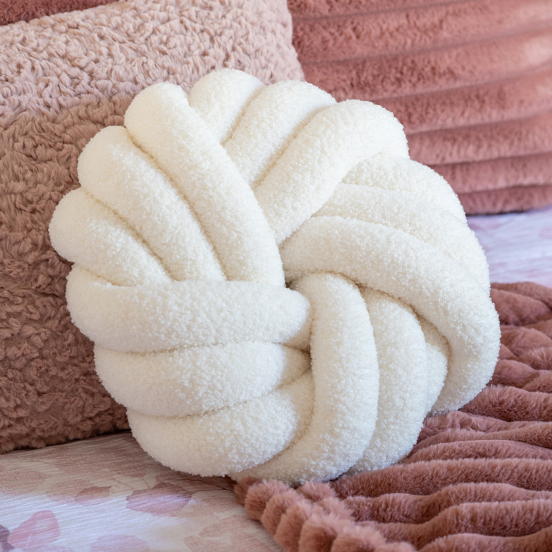 Coussin noue creme