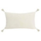 Coussin pompons 30x50cm
