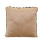 Coussin fourrure leo