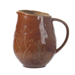 Vase pichet feuillage