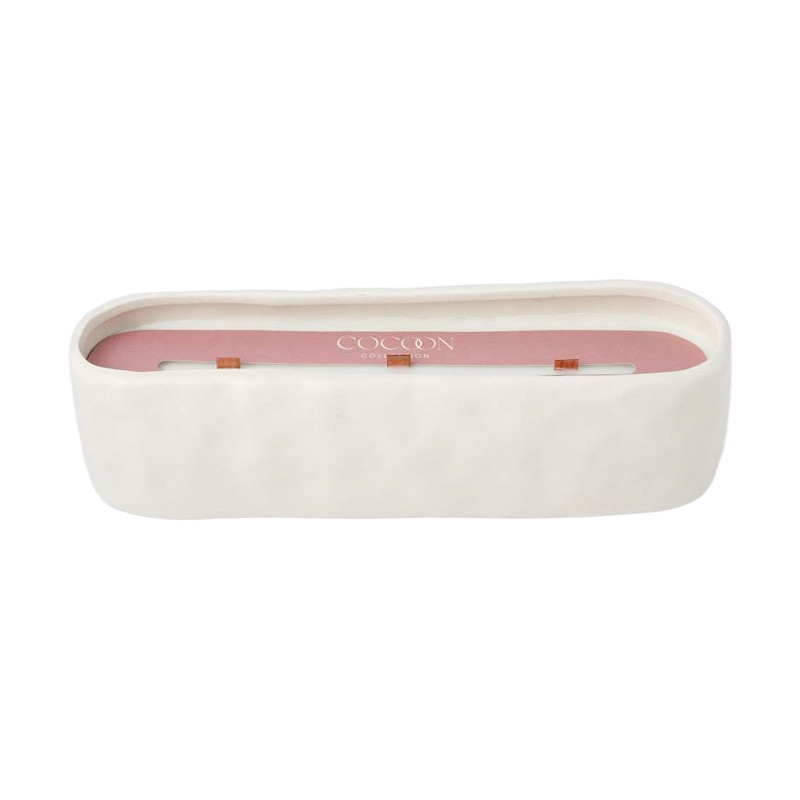 Bougie longue pot irregulier