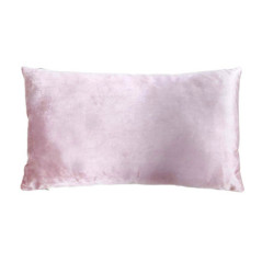 Coussin velours rose
