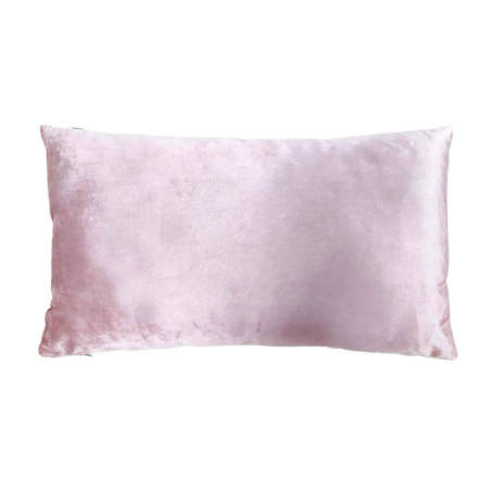Coussin velours rose