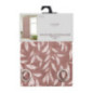 Voile feuillage rose