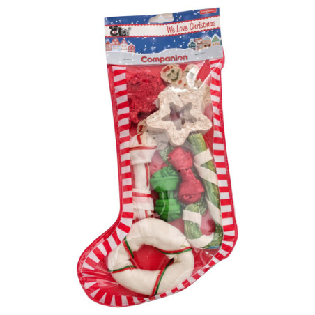 Friandises dans chaussette noel