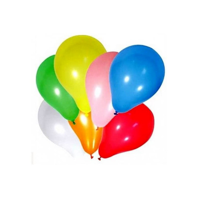Ballon latex x24 multi couleur
