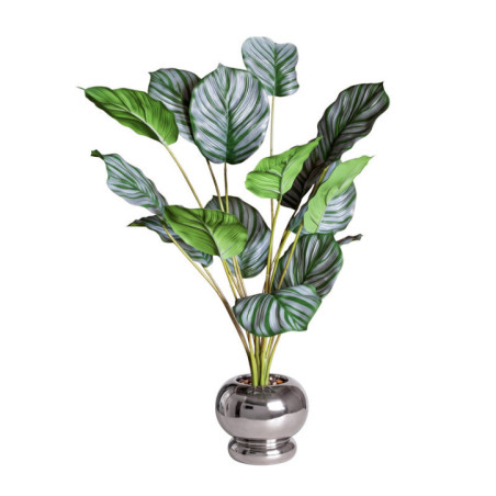 Plante pot chrome