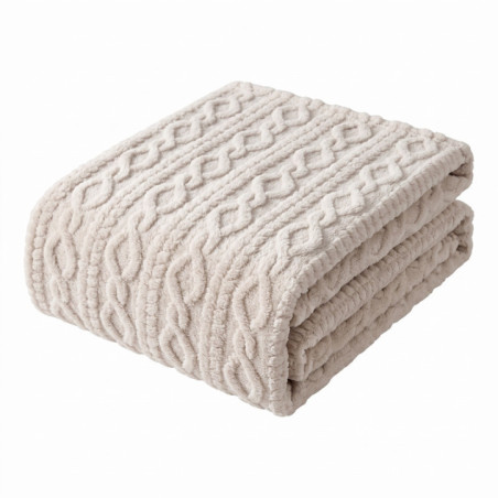 Plaid oslo 130x160cm creme