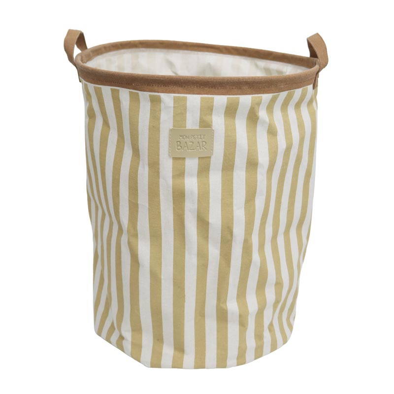Panier pliable raye