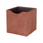 Cube de rangement velours cotele