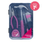 Etui ensemble d'outils rose