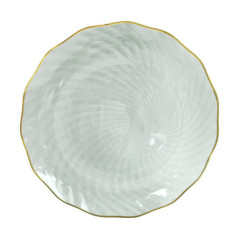 Assiette striee d25cm x6 reutili