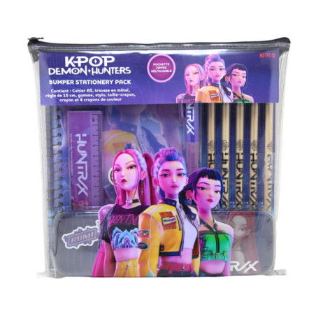 Set de papeterie kpop demon hunt