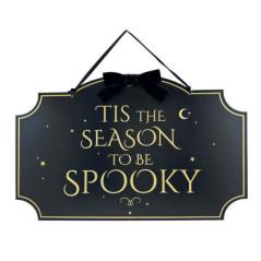 Pancarte halloween avec nAud