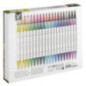 Set 40 feutres fineliner & brush