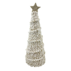 Sapin feutrine avec etoile h35cm