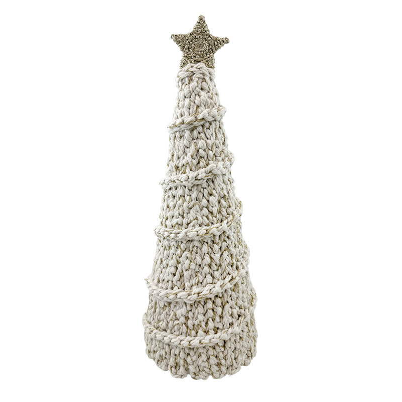 Sapin feutrine avec etoile h35cm