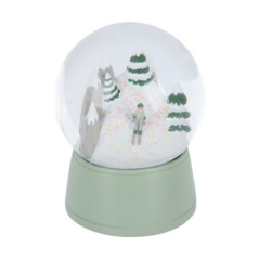 Boule a neige ski h13.5cm