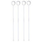 Lot x4 brochette metal 24cm