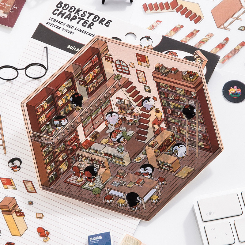 Scene avec stickers chapitre lib