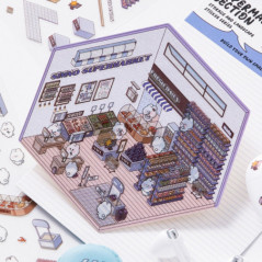 Scene avec stickers chapitre sup