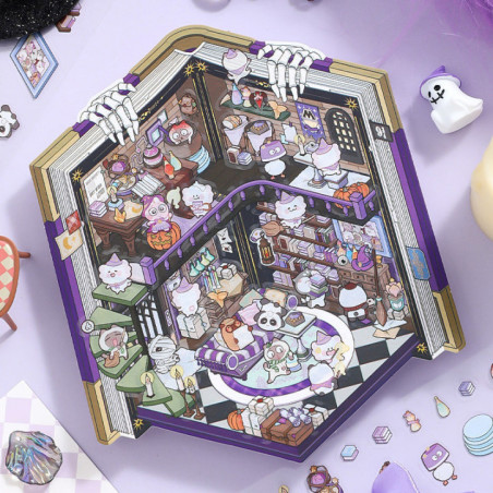 Scene avec stickers taille m 6as