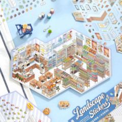 Scene avec stickers taille l 4as