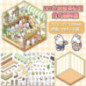Scene avec stickers cafe lapin