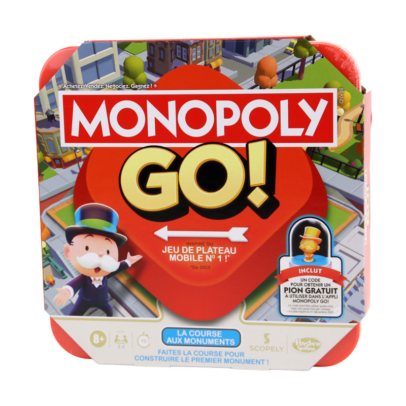 Jeu monopoly version voyage