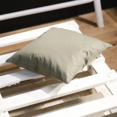 Coussin uni sauge 40x40cm