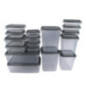 Lot de 17 boites alimentaires
