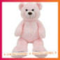 Terry l'ours rose 80cm