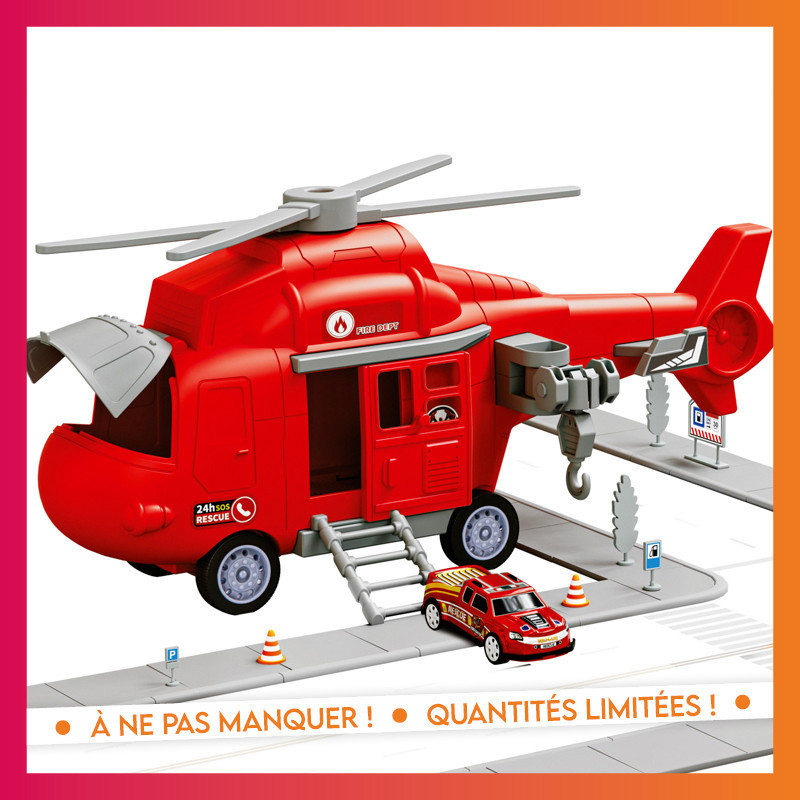Helicoptere avec vehicules 2ass