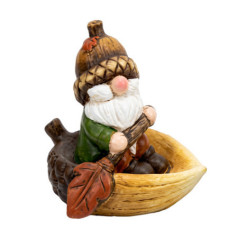 Gnomes barques 2 ass 12cm