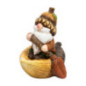 Gnomes barques 2 ass 12cm