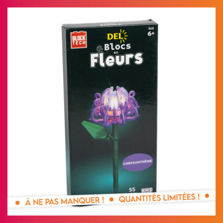 Fleurs led a construire
