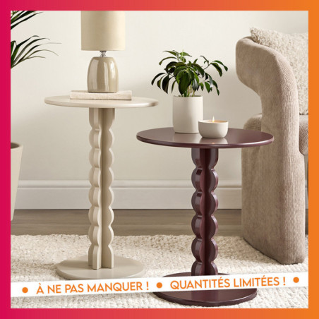 Table d'appoint creme