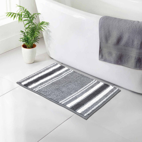 Tapis chenille  40x60cm 2 ass