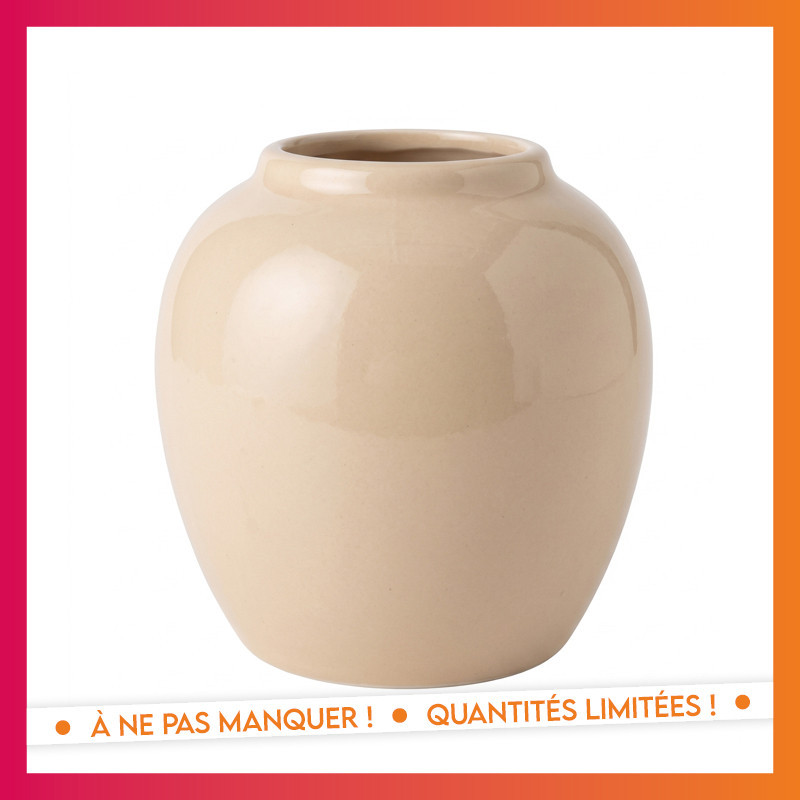 Vase rond ceramique