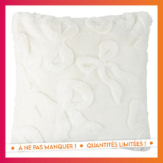 Coussin nAuds 48x48cm blanc