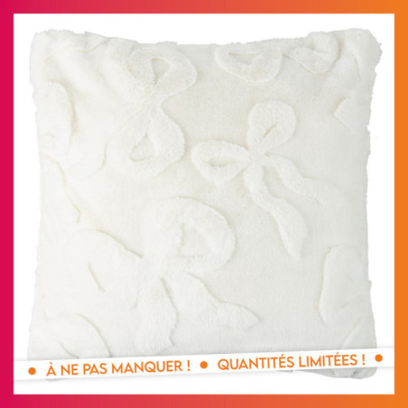 Coussin nAuds 48x48cm blanc