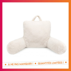 Coussin de lecture creme