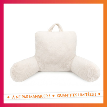 Coussin de lecture creme